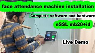 Tech Gyan Pitara is a No.1 cctv - from unboxing to setup your complete guide to face attendance machine installation | essl mb20+id