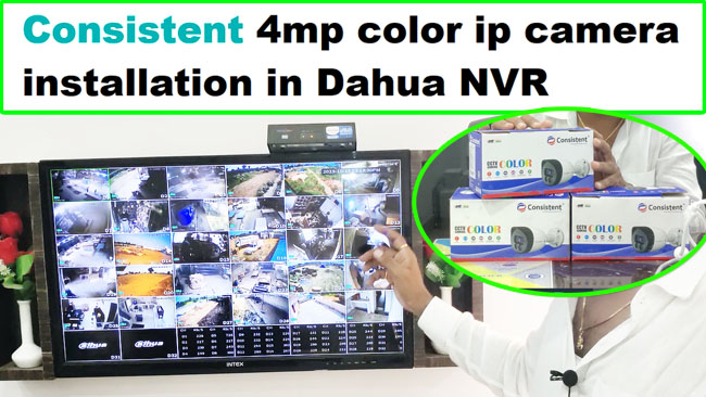 Tech Gyan Pitara is a No.1 cctv - consistent 4mp color ip camera installation in dahua nvr | mic inbuilt ip camera setting